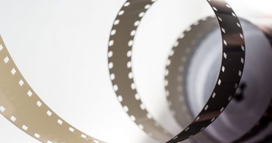 Ролка филмова лента на едър план