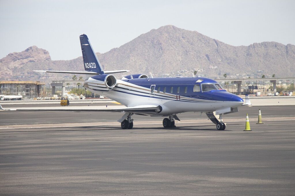 Самолет Gulfstream G100 – същият модел като изчезналия самолет-линейка (снимката е илюстративна)