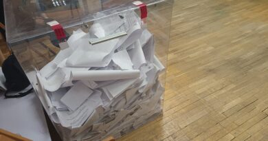 Прозрачна избирателна урна в изборна секция