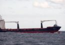 Контейнеровоз в Черно море край Констанца