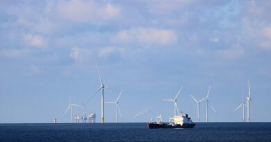 Нефтен танкер плава в открито море