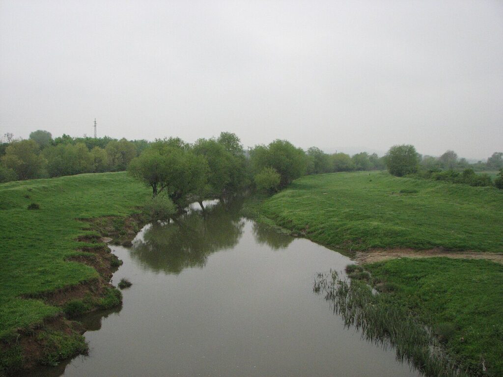 Река Сазлийка при село Калояновец, Старозагорско