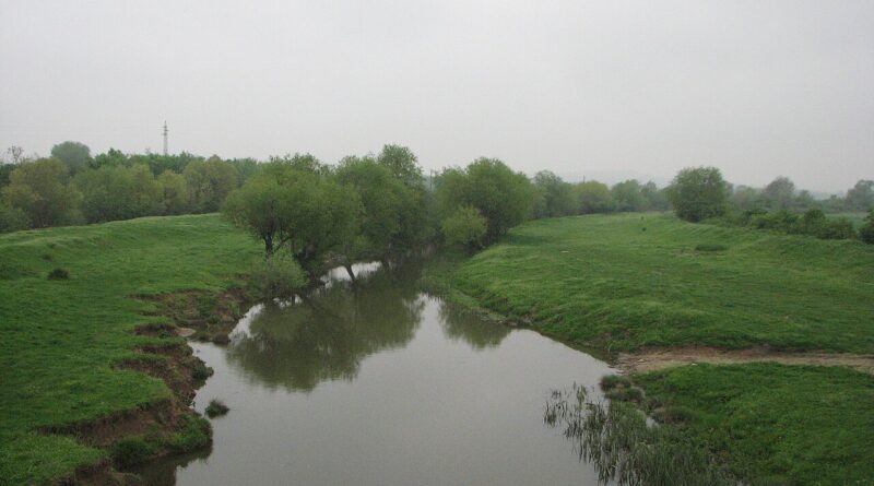 Река Сазлийка при село Калояновец, Старозагорско