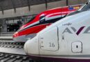 Високоскоростни влакове на Renfe и Iryo на гарата в Севиля